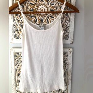 ❤️GUESS classic retro fitted stretch layering ribbed tank top